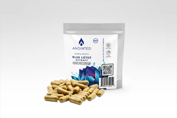 Blue Lotus Capsules 500mg - 30ct